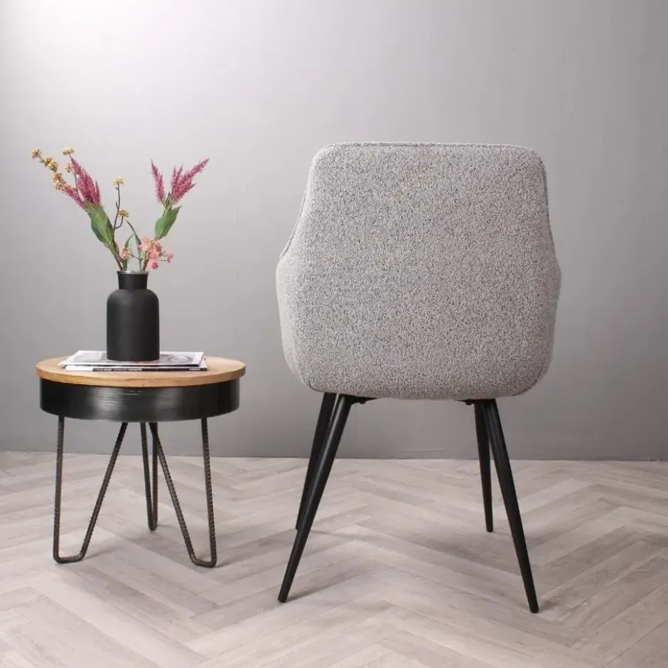 DS4U - Ravi 3.0 eetkamerstoel boucle - grijs