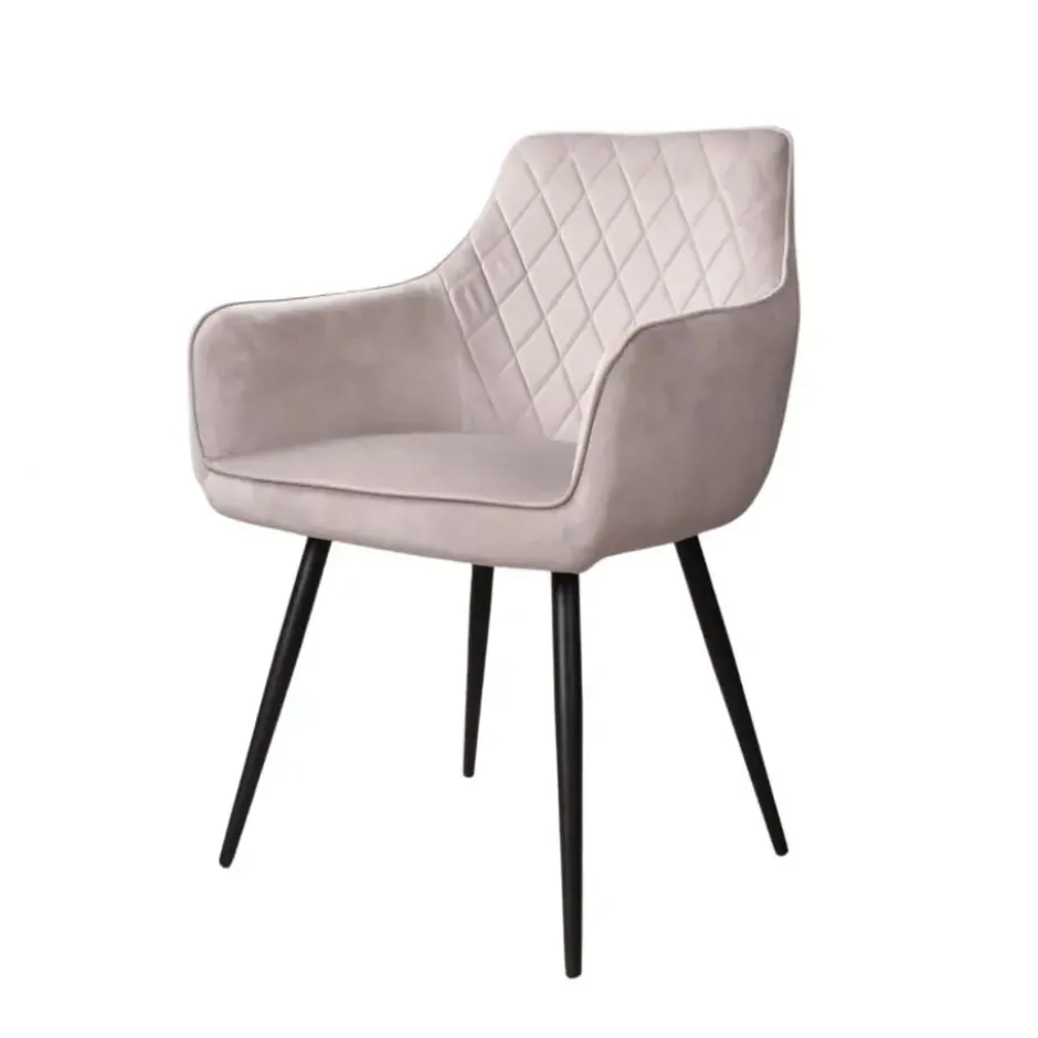 DS4U - Ravi 3.0 eetkamerstoel velours - grijs