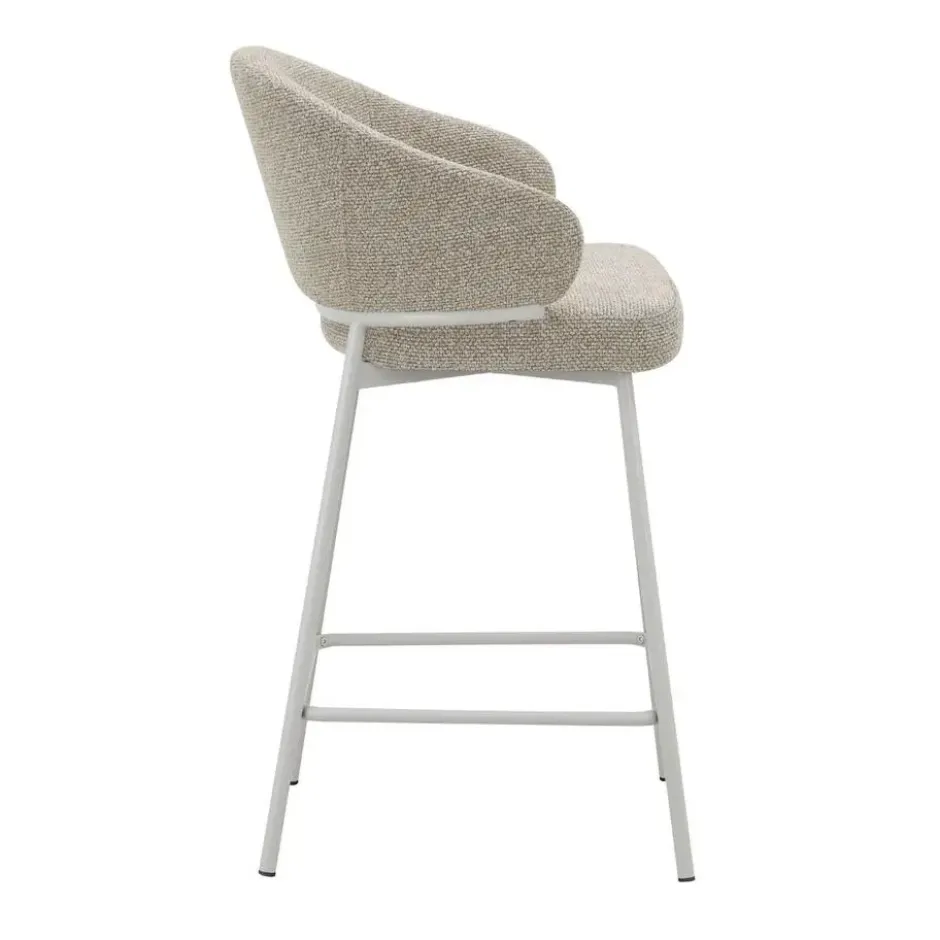 DS4U - Sofia barkruk 65 cm - champagne met beige poot