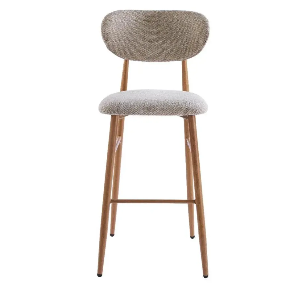 DS4U - Sumi barkruk 75 cm beige - naturel poot