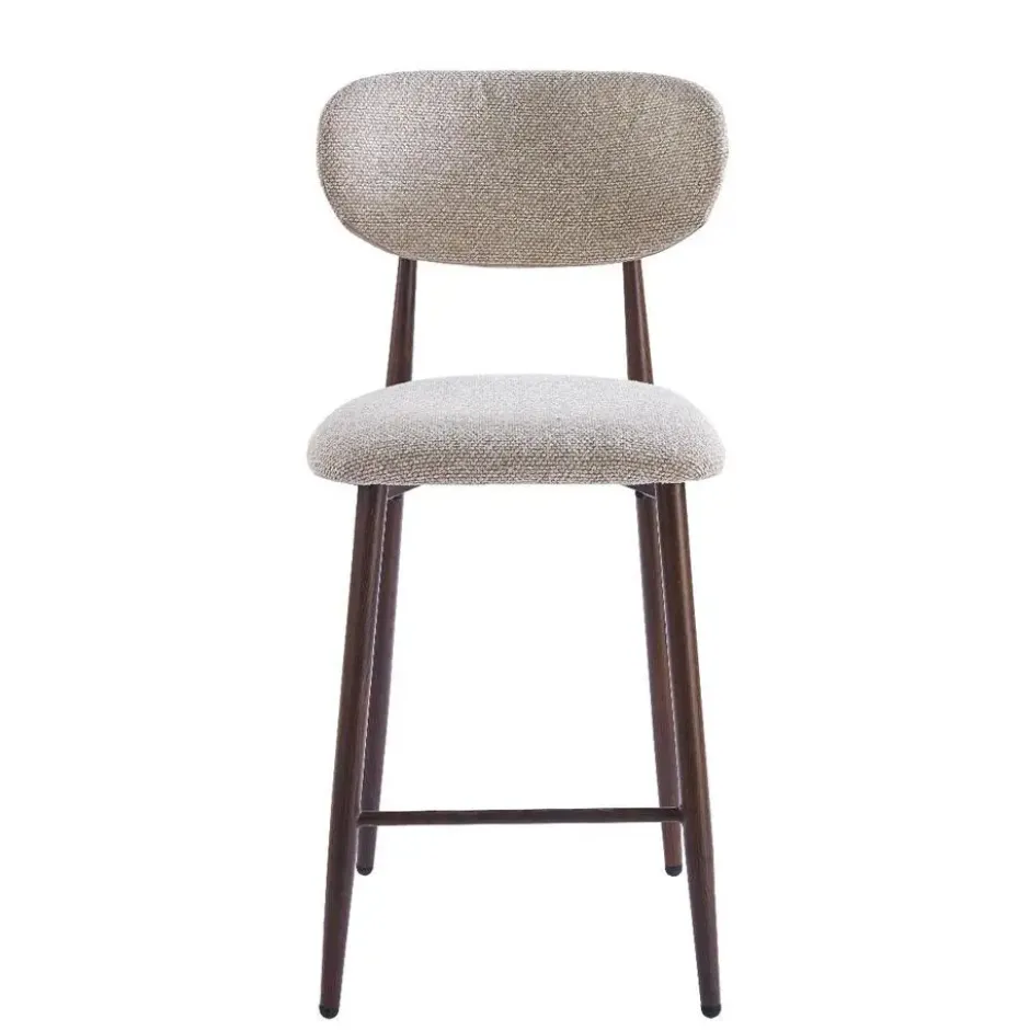 DS4U - Sumi barkruk 65 cm beige - walnoot poot