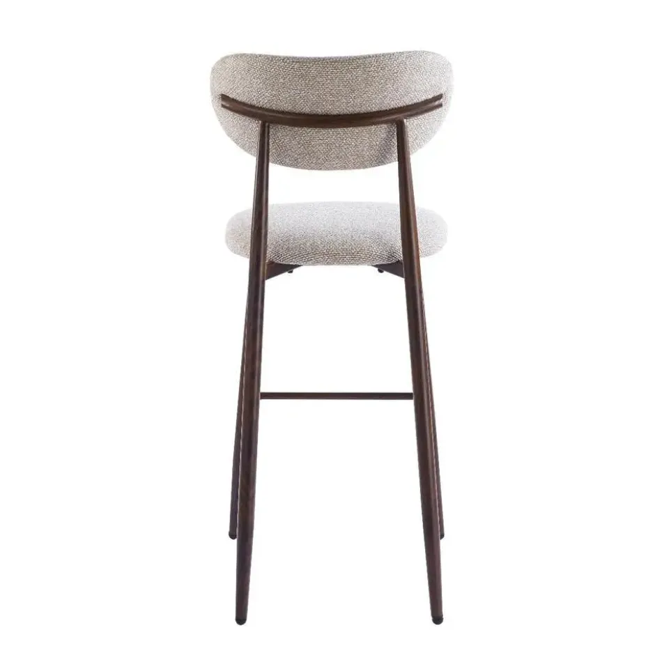 DS4U - Sumi barkruk 75 cm beige - walnoot poot