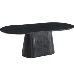 DS4U - Toki eettafel ovaal 200 cm - zwart