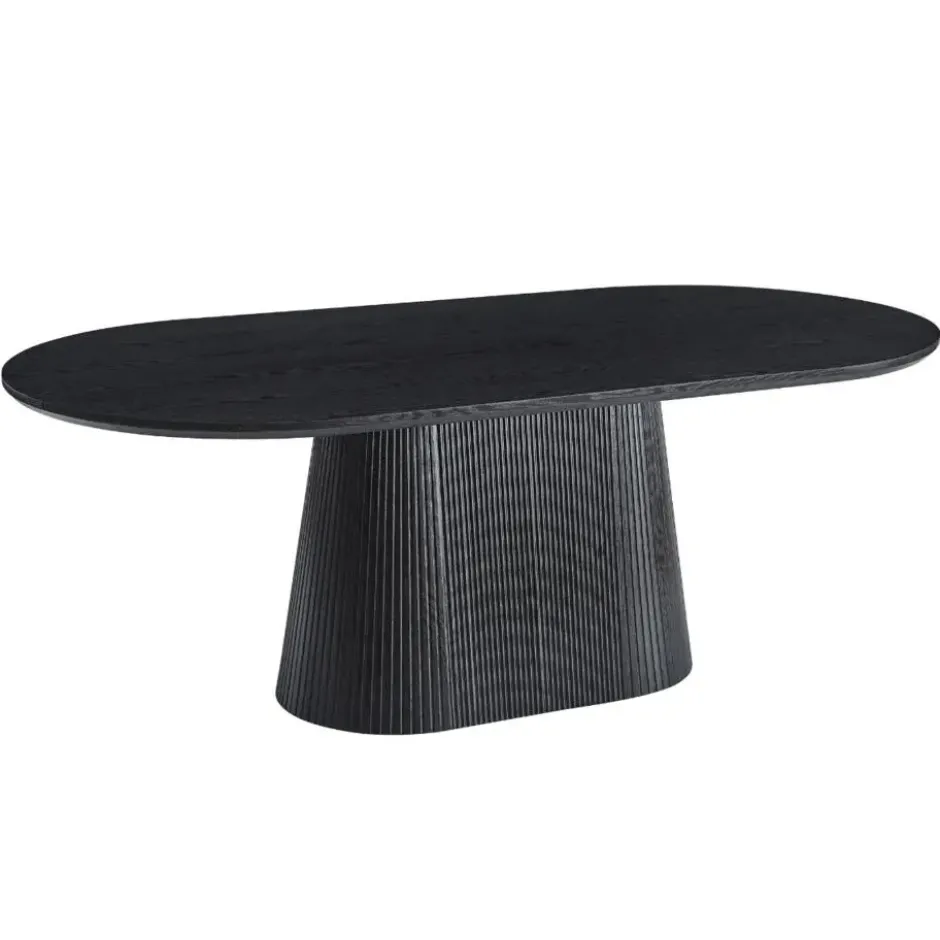 DS4U - Toki eettafel ovaal 200 cm - zwart