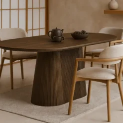 DS4U - Toki eettafel ovaal 200 cm - zwart