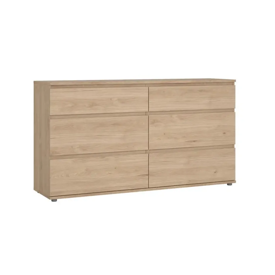 Dubbele Ladekast Naturel - 150x40x85cm - Nova