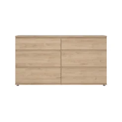 Dubbele Ladekast Naturel - 150x40x85cm - Nova
