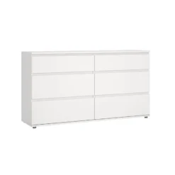 Dubbele Ladekast Wit - 150x40x85cm - Nova