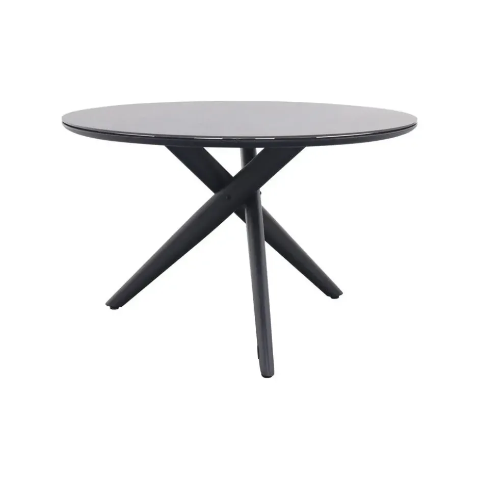 Dublin ronde tuintafel Ø120 cm. - Antraciet