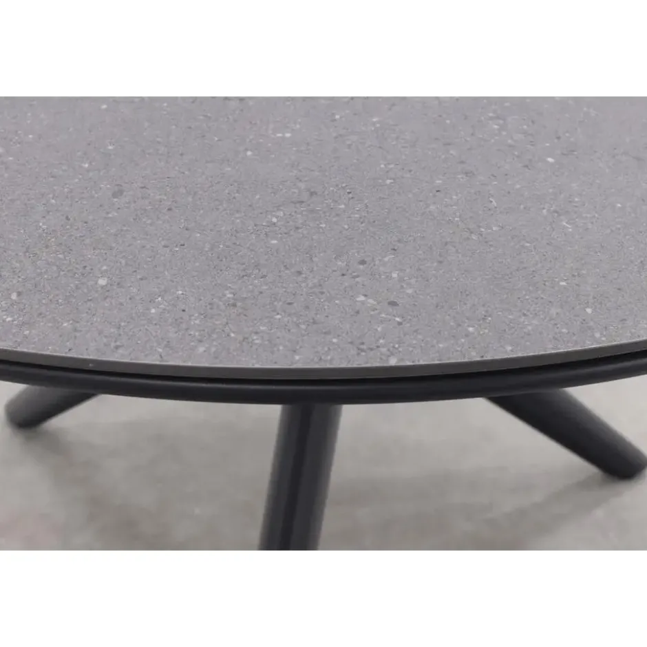 Dublin ronde tuintafel Ø120 cm. - Antraciet