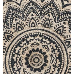 Dutch Lifestyle - Jute - Vloerkleed - 150x150 cm - Grijs