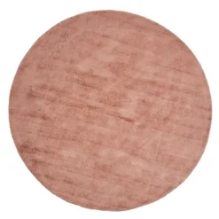 Dutch Lifestyle - Viscose - Vloerkleed - 195cm rond - Rood