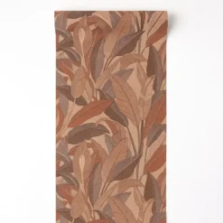 Dutch Wallcoverings Vliesbehang Renaissance leaves - rust - 10,05m x 53cm