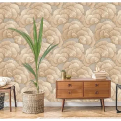 Dutch Wallcoverings Vliesbehang Renaissance blossom - gold - 10,05m x 53cm