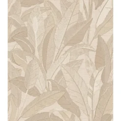 Dutch Wallcoverings Vliesbehang Renaissance leaves - beige - 10,05m x 53cm