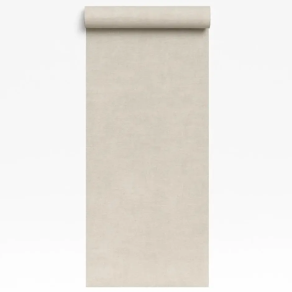 Dutch Wallcoverings Vliesbehang Linen & Textures uni - beige - 10,05m x 53cm