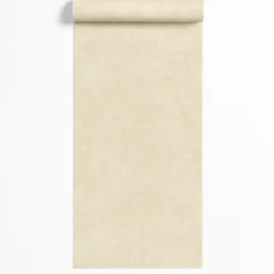 Dutch Wallcoverings Vliesbehang Linen & Textures uni - sandbeige - 10,05m x 53cm