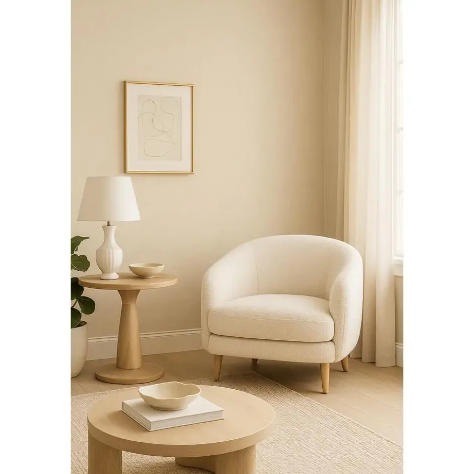 Dutch Wallcoverings Vliesbehang Linen & Textures uni - sandbeige - 10,05m x 53cm