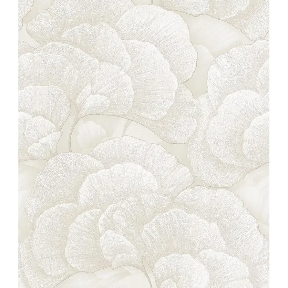 Dutch Wallcoverings Vliesbehang Renaissance blossom - wit - 10,05m x 53cm