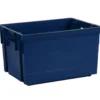 EDA Opbergkrat 20L - blauw - kunststof - 39x29x23cm - stapelbaar