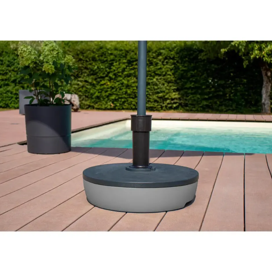 EDA Parasolvoet vulbaar - antraciet - 20L / 30 kg