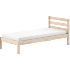 Eenpersoonsbed Pino 90x200cm - massief dennenhout