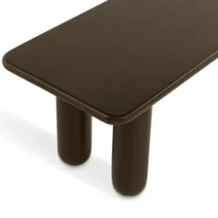 Eetbank Rondo - 200cm Donkerbruin