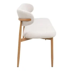 Eetkamerbank - Beige/Naturel - 200x55x77cm - Alexia