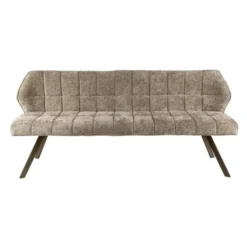 Eetkamerbank Champagne/Bruin - 180x60x80cm - Raster