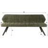 Eetkamerbank Groen - 180x60x80cm - Raster