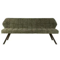 Eetkamerbank Groen - 180x60x80cm - Raster