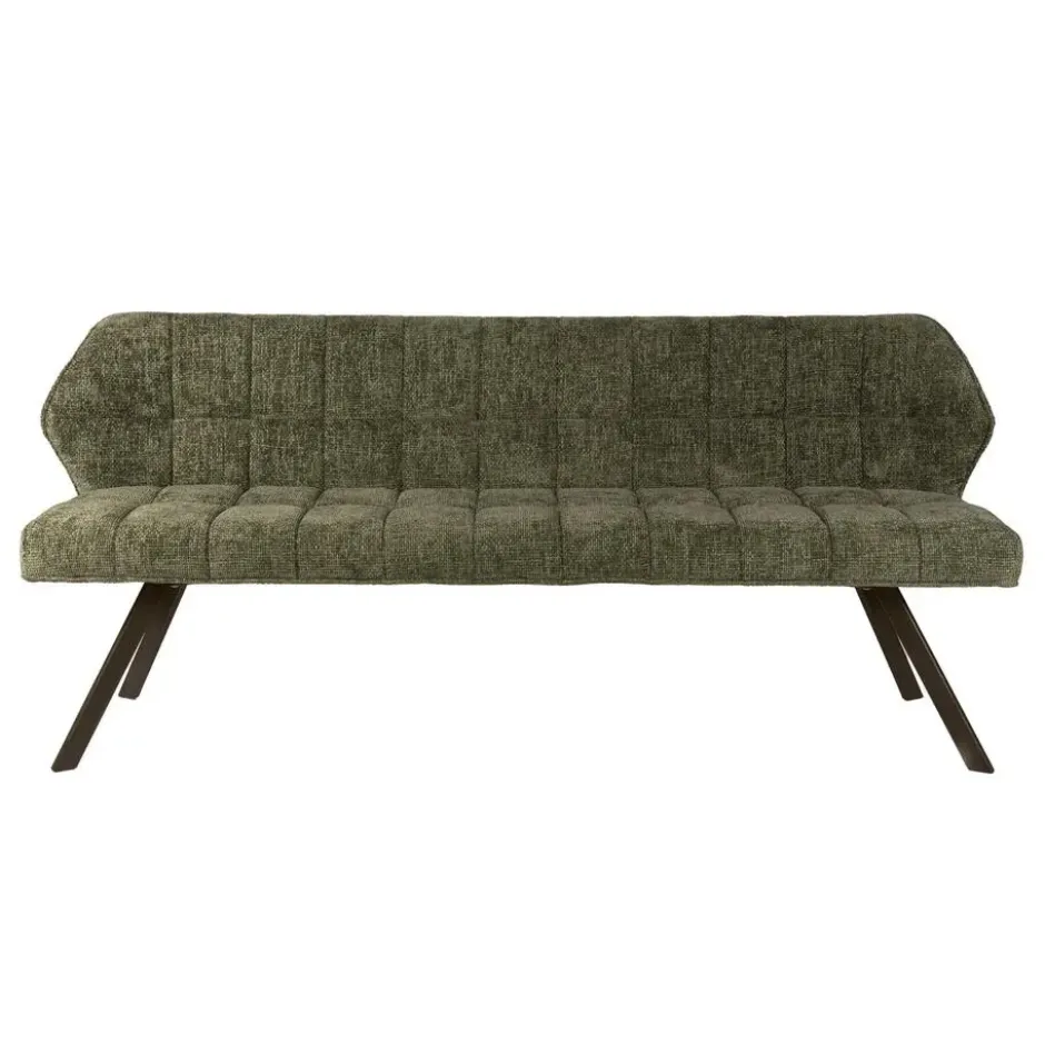 Eetkamerbank Groen - 180x60x80cm - Raster
