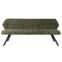 Eetkamerbank Groen - 180x60x80cm - Raster