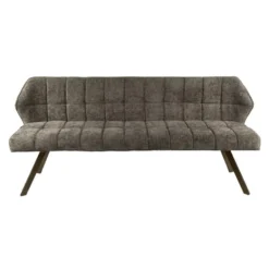 Eetkamerbank Taupe/Bruin - 180x60x80cm - Raster