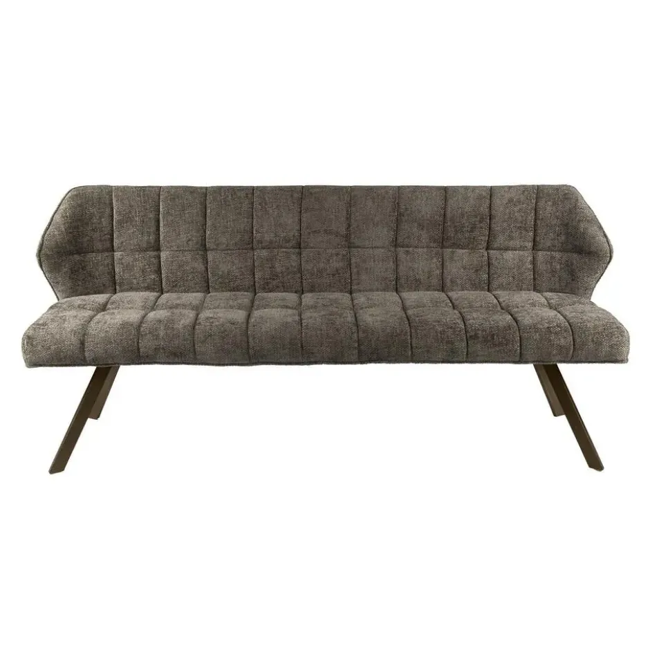 Eetkamerbank Taupe/Bruin - 180x60x80cm - Raster