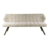 Eetkamerbank Zand/Bruin - 180x60x80cm - Raster