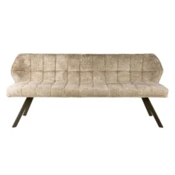Eetkamerbank Zand/Bruin - 180x60x80cm - Raster