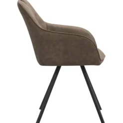 Eetkamerstoel Jesse met armleuning - cognac
