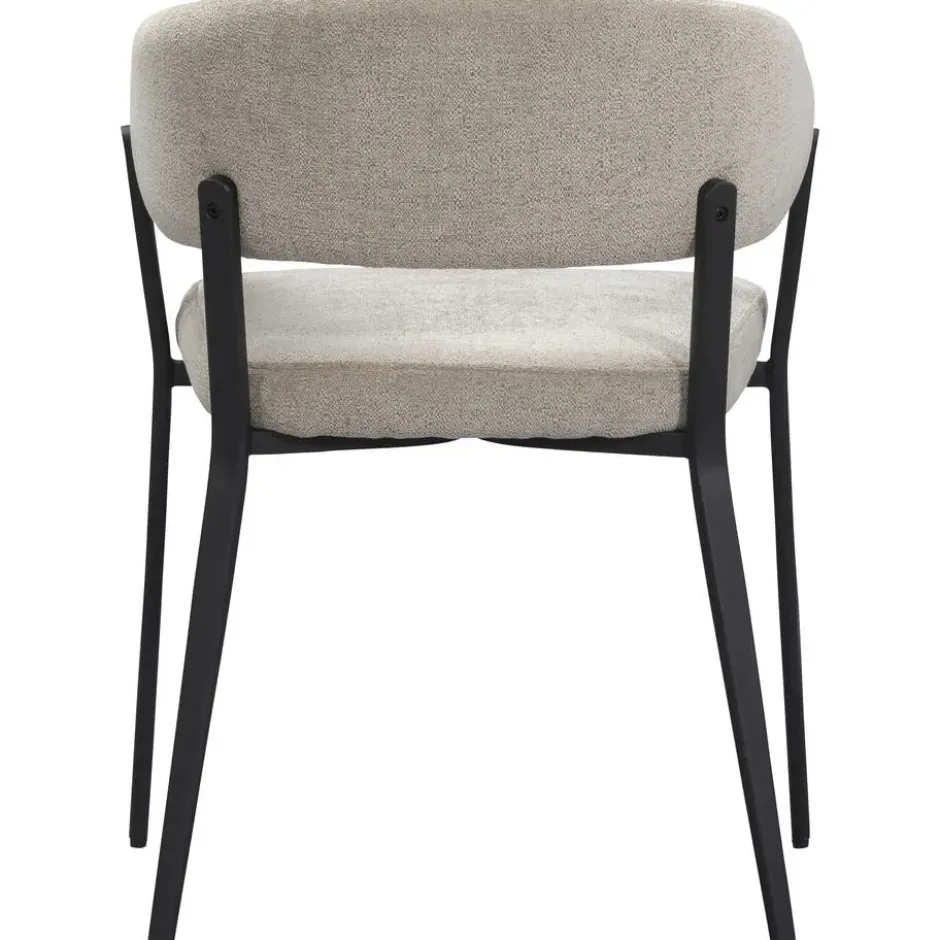 Eetkamerstoel Liv - stof - beige