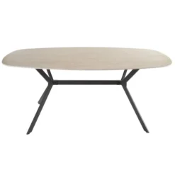Eetkamertafel Keramiek - 180x90x76cm - Deens Ovaal - Ceramic