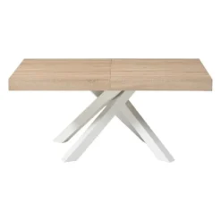 Eettafel CATONAV - Uitschuifbaar - Natuurlijk licht Hout paneel