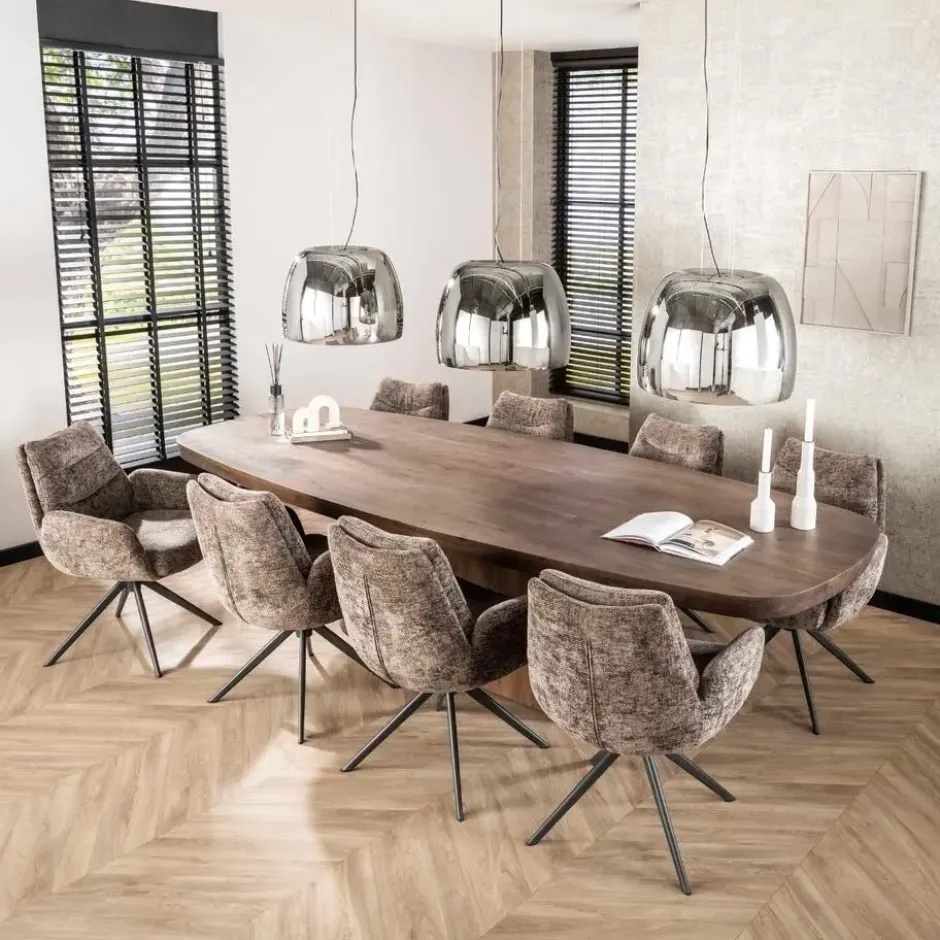 Eettafel - Deens Ovaal - 300cm - Acaciahout - Arcadia