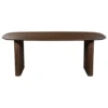 Eettafel Deens Ovaal - Donkerbruin Mangohout - 240x100x76cm - Juro