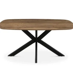 Eettafel Deens Ovaal - Donkerbruin Hout - 160x90x76cm - Jaimy
