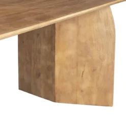Eettafel Deens Ovaal - Naturel Hout - 240x100x76cm - Dalarna