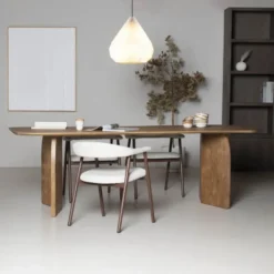 Eettafel Deens Ovaal - Naturel Hout - 240x100x76cm - Dalarna