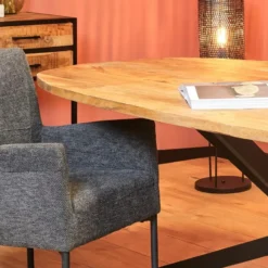 Eettafel Deens Ovaal Naturel - 200x100x76cm - Elegance
