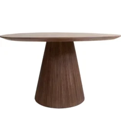 Eettafel Donkerbruin Mangohout - 130x130x76cm - Salvador