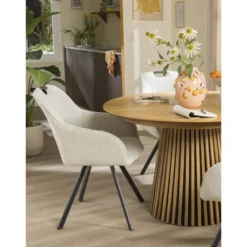 Eettafel Irene - naturel - uitschuifbaar