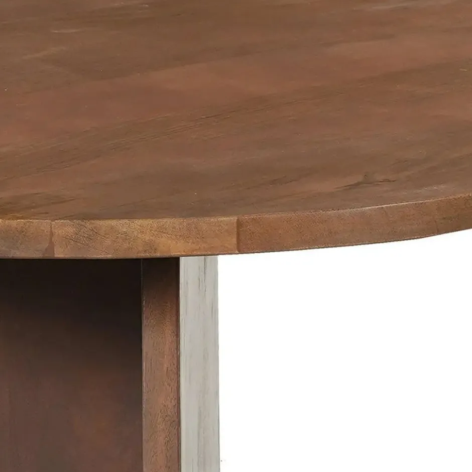 Eettafel Japandi Sara 210x100cm Walnoot Rechthoekig